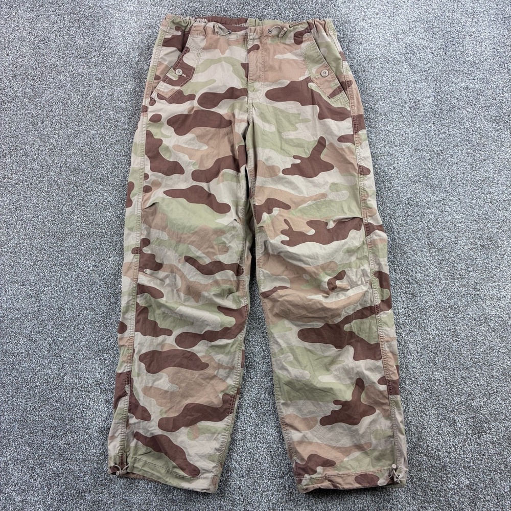 American Eagle Camo Jogger Pants Women's Small Desert Camouflage Baggy Stretch